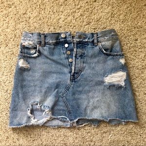 Zara denim skirt
